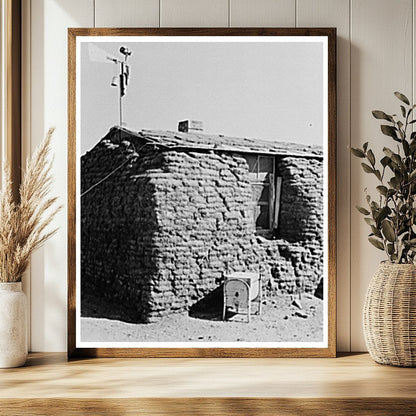 Sod House Corner Williams County North Dakota 1937