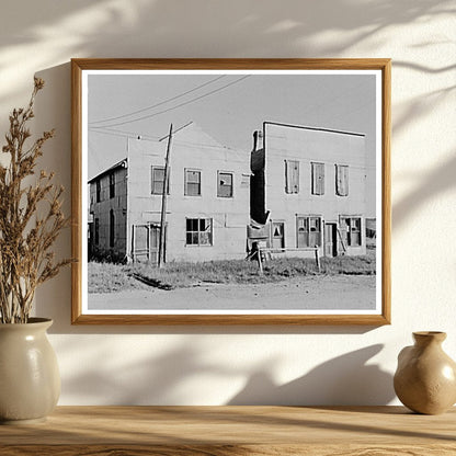 Abandoned Store and Hotel in Funkley Minnesota 1937