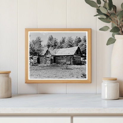 Barn on Alanzo Heaths Farm Black River Falls 1937