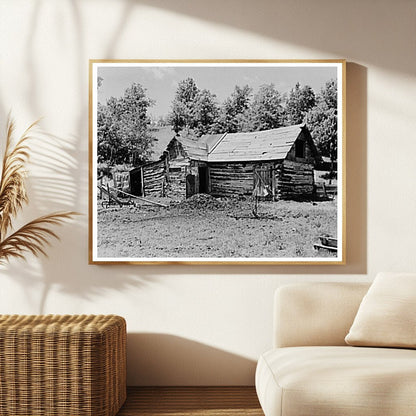 Barn on Alanzo Heaths Farm Black River Falls 1937