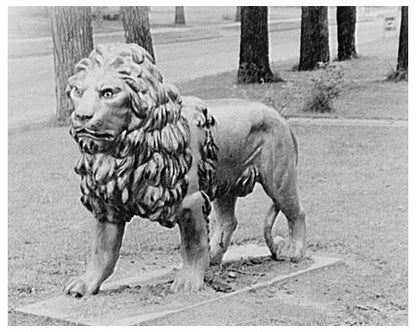 Lion Sculpture in Oregon June 1937 FSA/OWI Collection