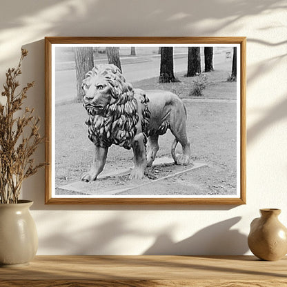 Lion Sculpture in Oregon June 1937 FSA/OWI Collection