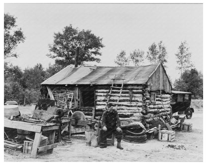 Cut-Over Farmer in Jackson County Wisconsin June 1937