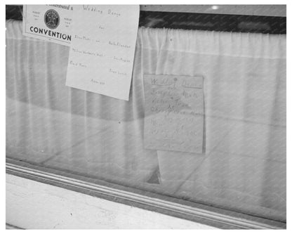 1937 Vintage Store Window in Virginia Minnesota