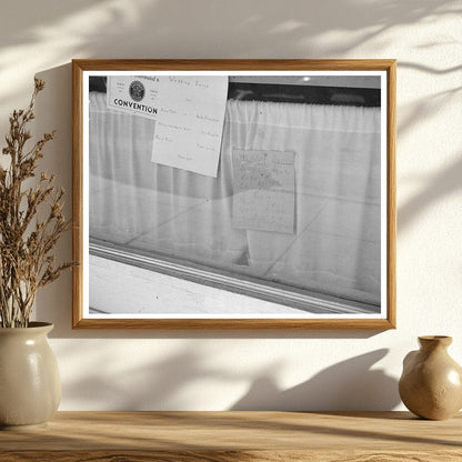 1937 Vintage Store Window in Virginia Minnesota