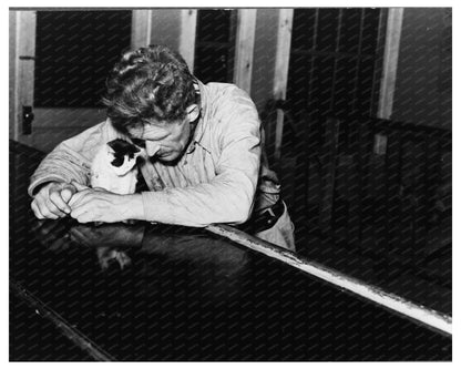 Man at Bar in Craigville Minnesota September 1937