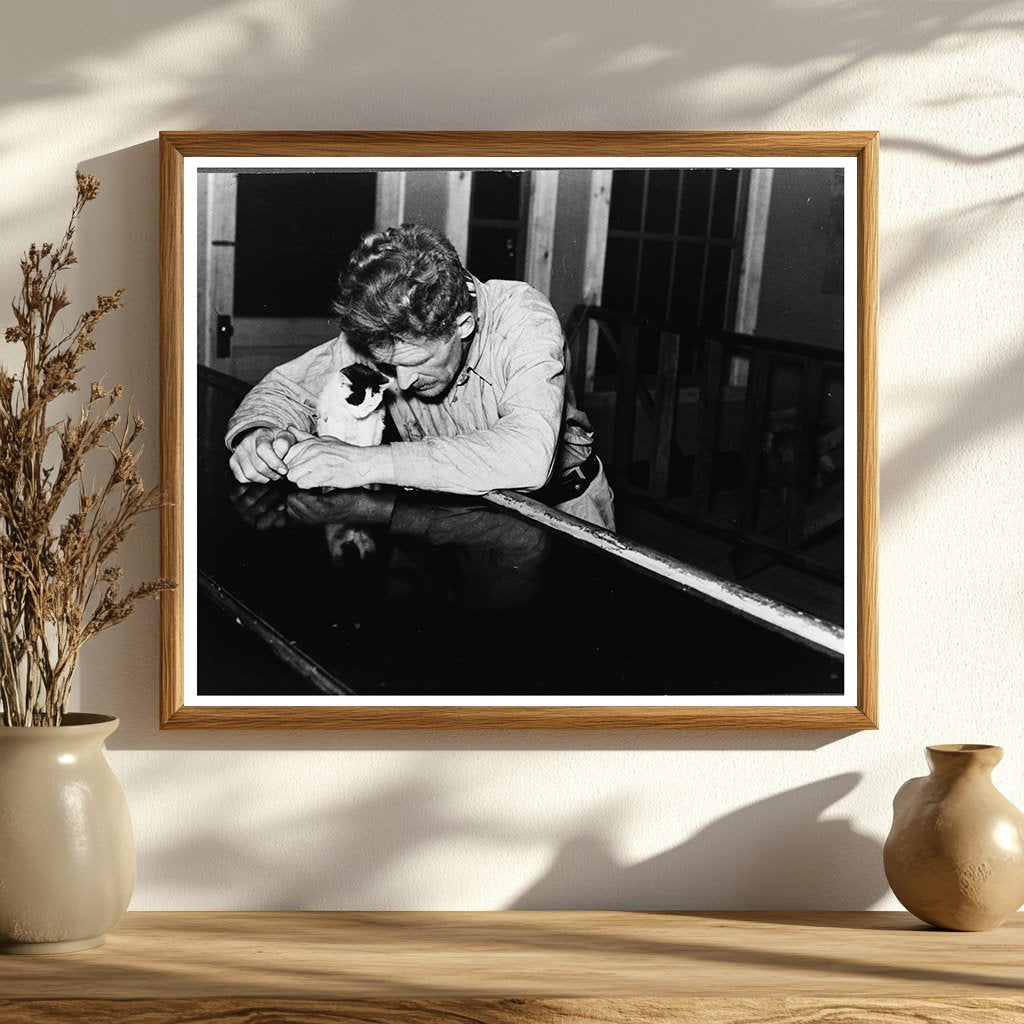 Man at Bar in Craigville Minnesota September 1937