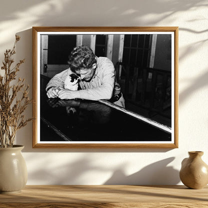 Man at Bar in Craigville Minnesota September 1937