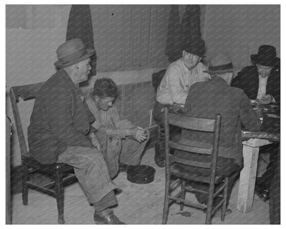 1937 Saloon Card Game in Craigville Minnesota