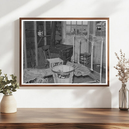 Vintage Photo of Sugar Beet Workers Quarters Minnesota 1937