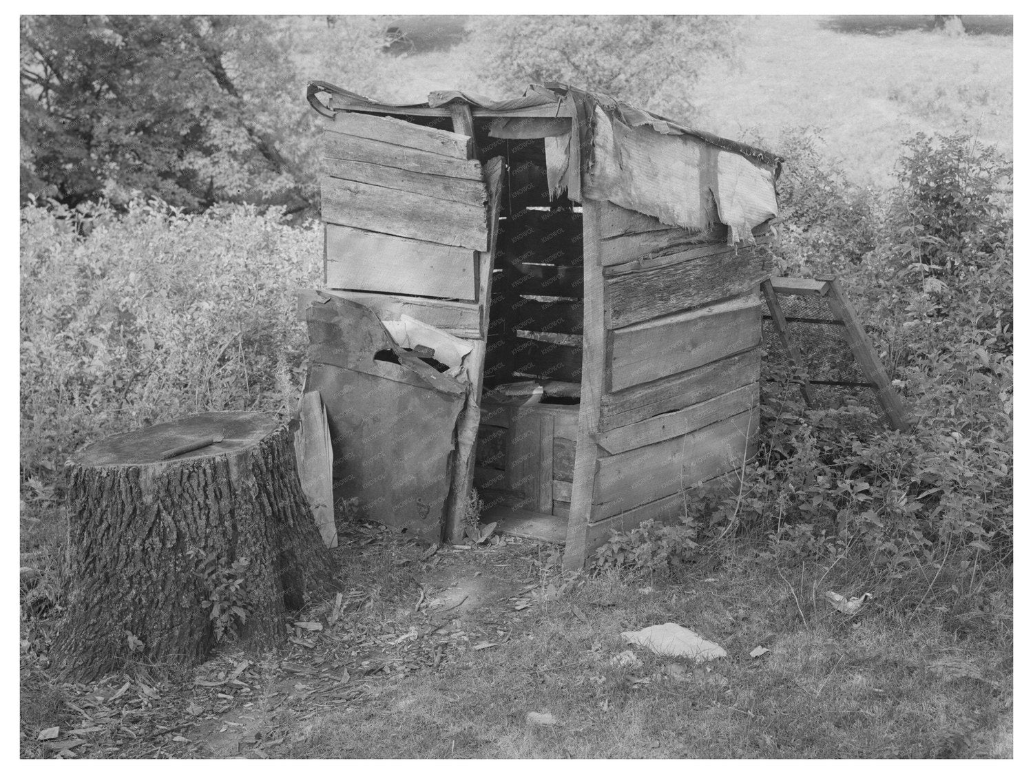 Mexican Beet Workers Privy Structure Chaska Minnesota 1937