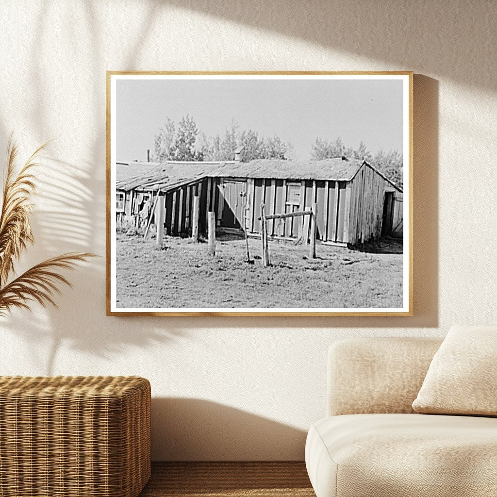 Vintage Barn on Cut-Over Farm Littlefork Minnesota 1937