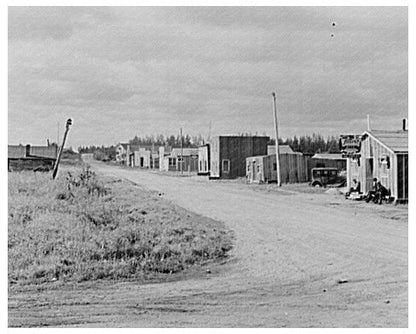 Craigville Minnesota Main Street Scene September 1937