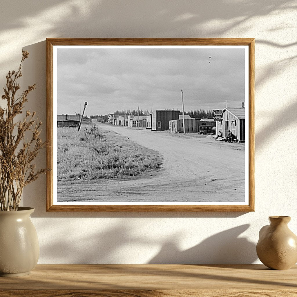 Craigville Minnesota Main Street Scene September 1937