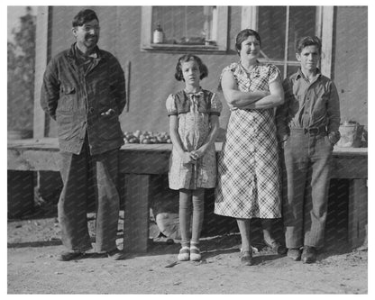 Edward Chapman Family Farming Cut-Over Land Minnesota 1937