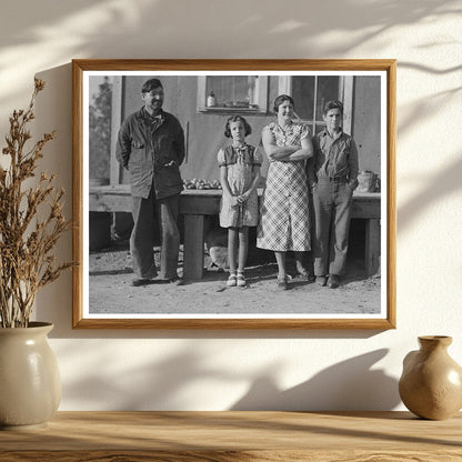 Edward Chapman Family Farming Cut-Over Land Minnesota 1937