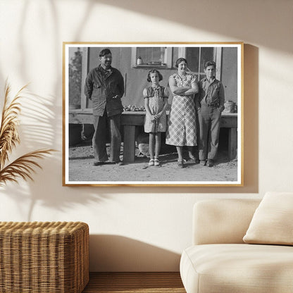 Edward Chapman Family Farming Cut-Over Land Minnesota 1937