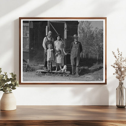 Orville White Family on Koochiching County Land 1937