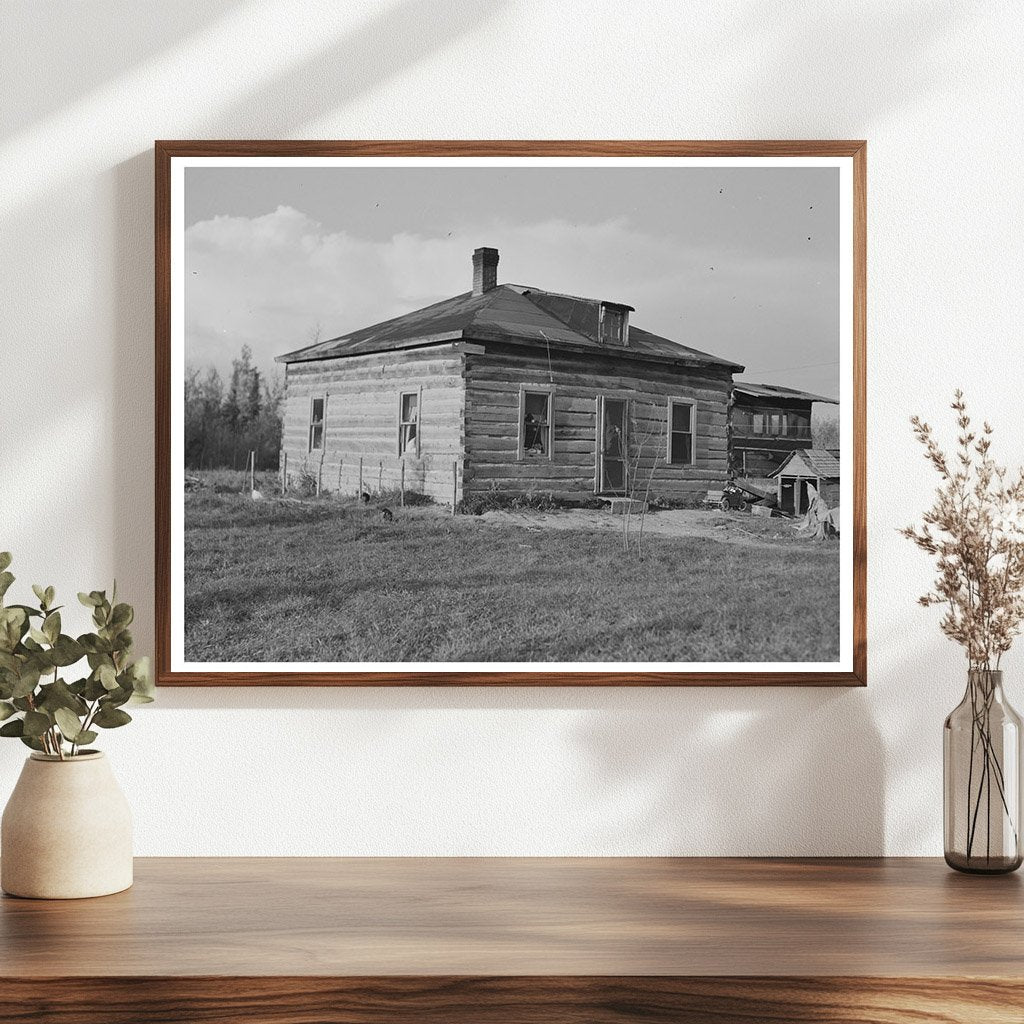 Farmhouse on Cut-Over Land Northome Minnesota 1937
