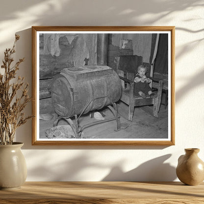 Homemade Stove in Farmhouse Near Northome Minnesota 1937