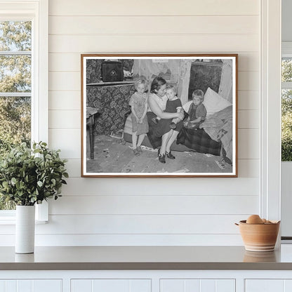 Mother and Children on Cut-Over Farmland Minnesota 1937
