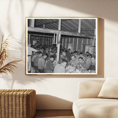 Lumberjacks Dinner at Camp Effie Minnesota September 1937