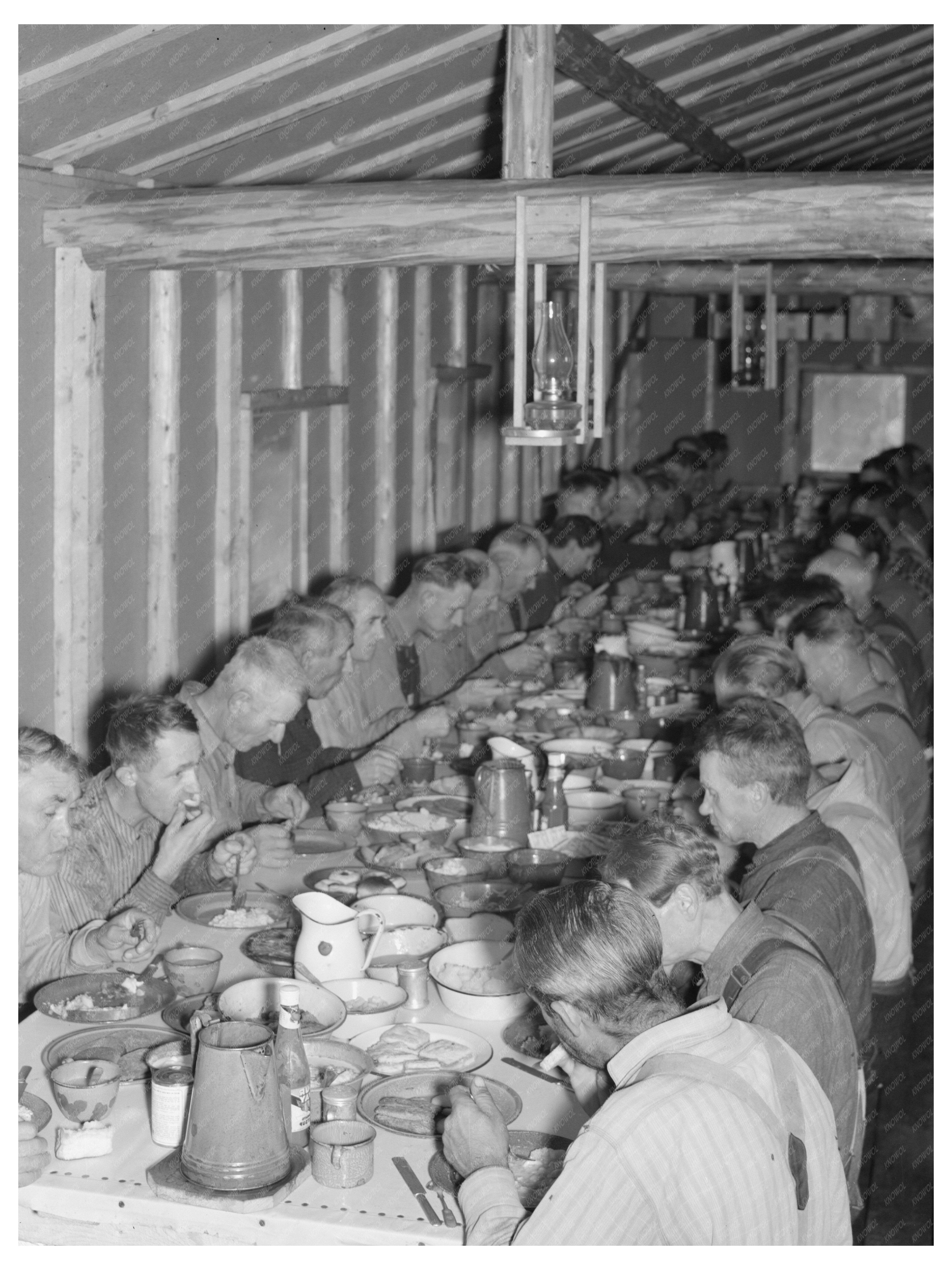 Lumberjacks Dinner at Effie Minnesota September 1937