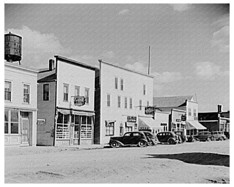 Northome Minnesota Main Street September 1937 Vintage Photo