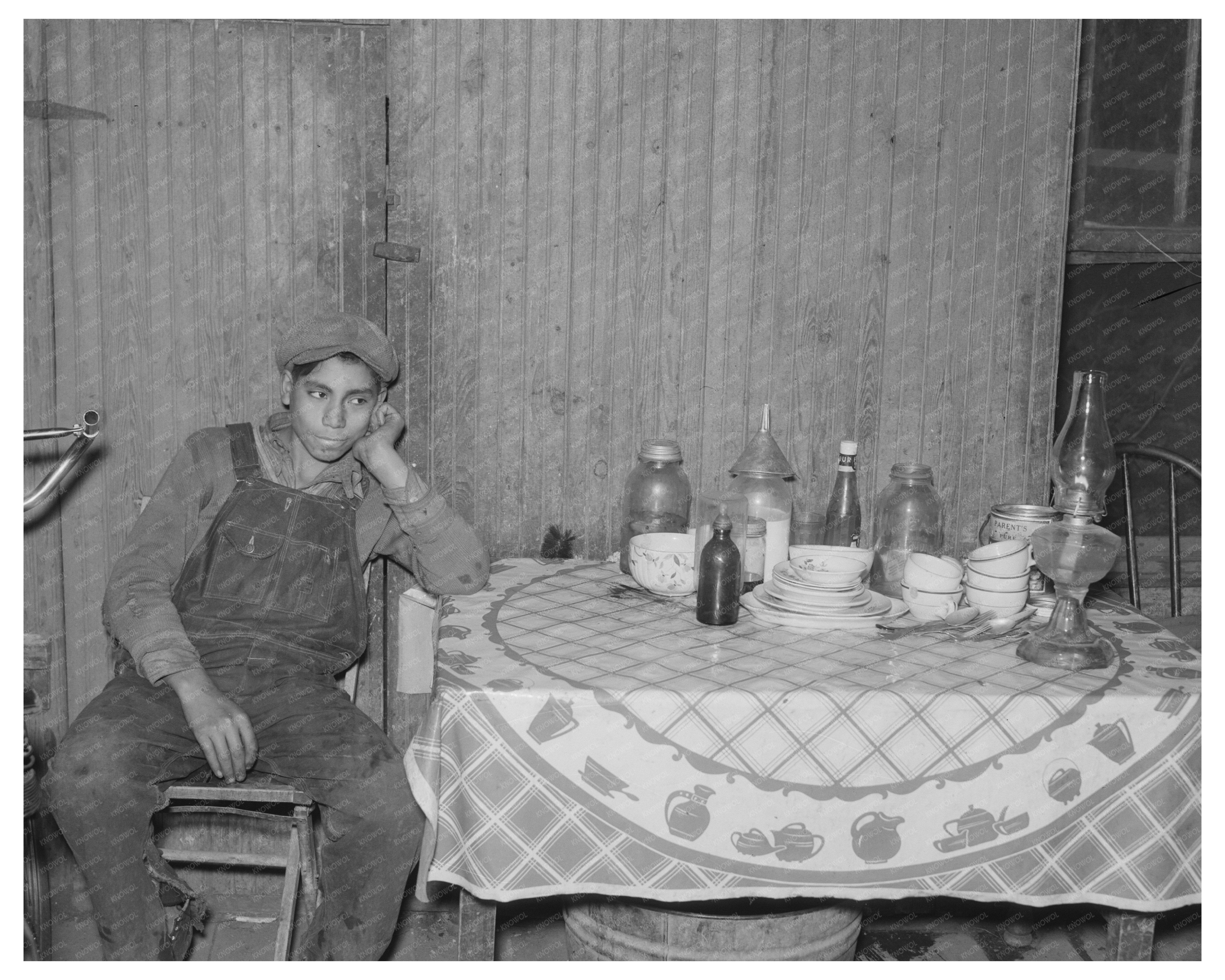 Mexican Beet Worker at Home East Grand Forks 1937