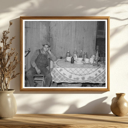 Mexican Beet Worker at Home East Grand Forks 1937