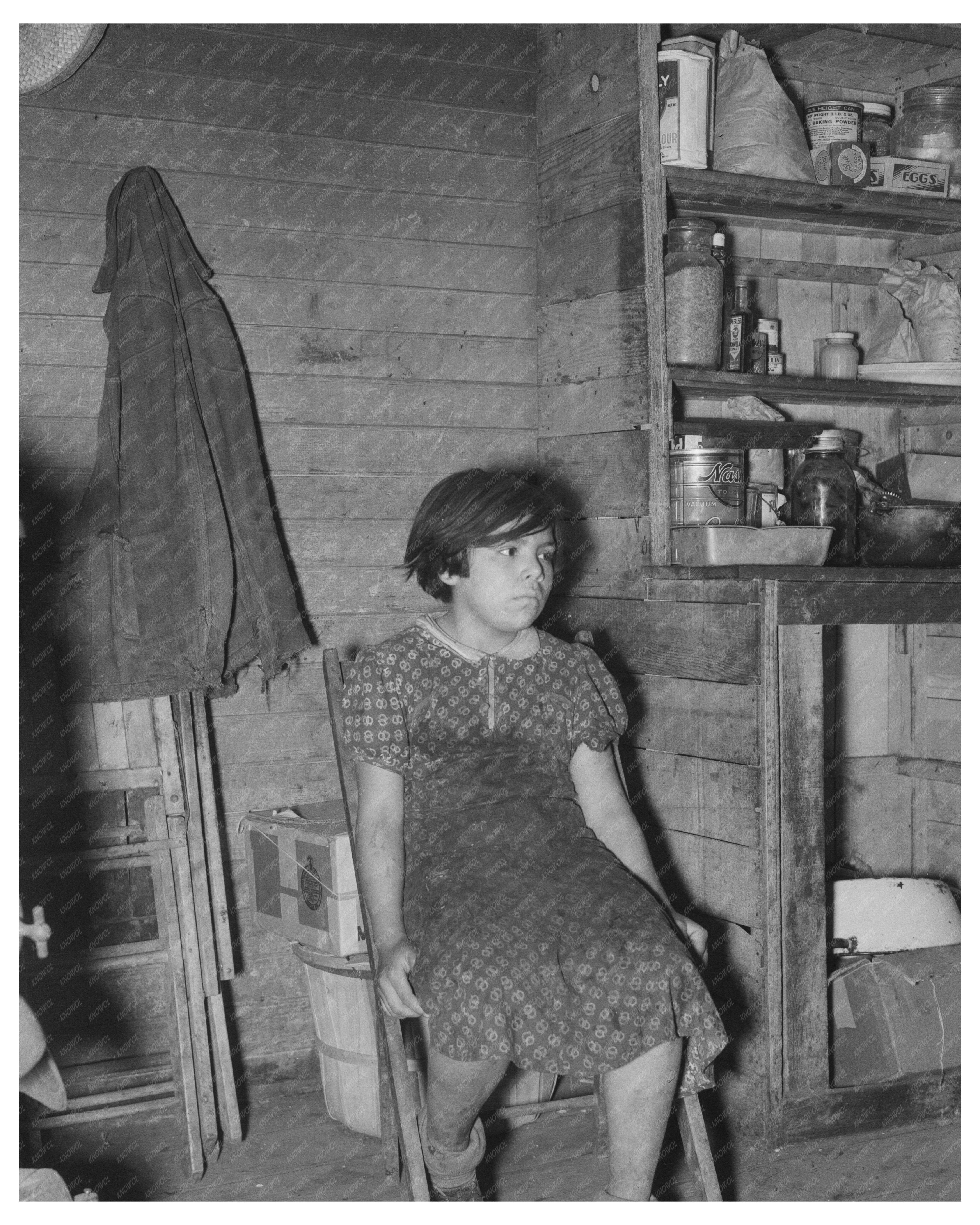 Beet Worker Child East Grand Forks Minnesota 1937