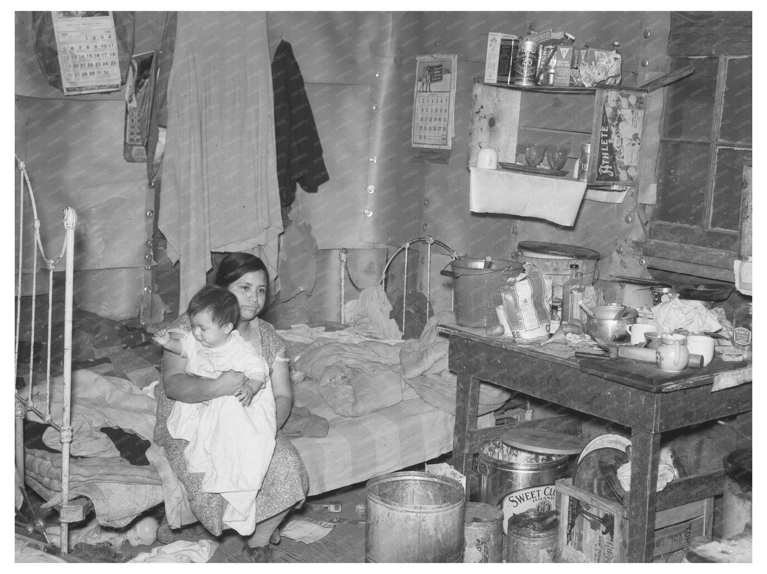 Mexican Sugar Beet Workers Home East Grand Forks 1937