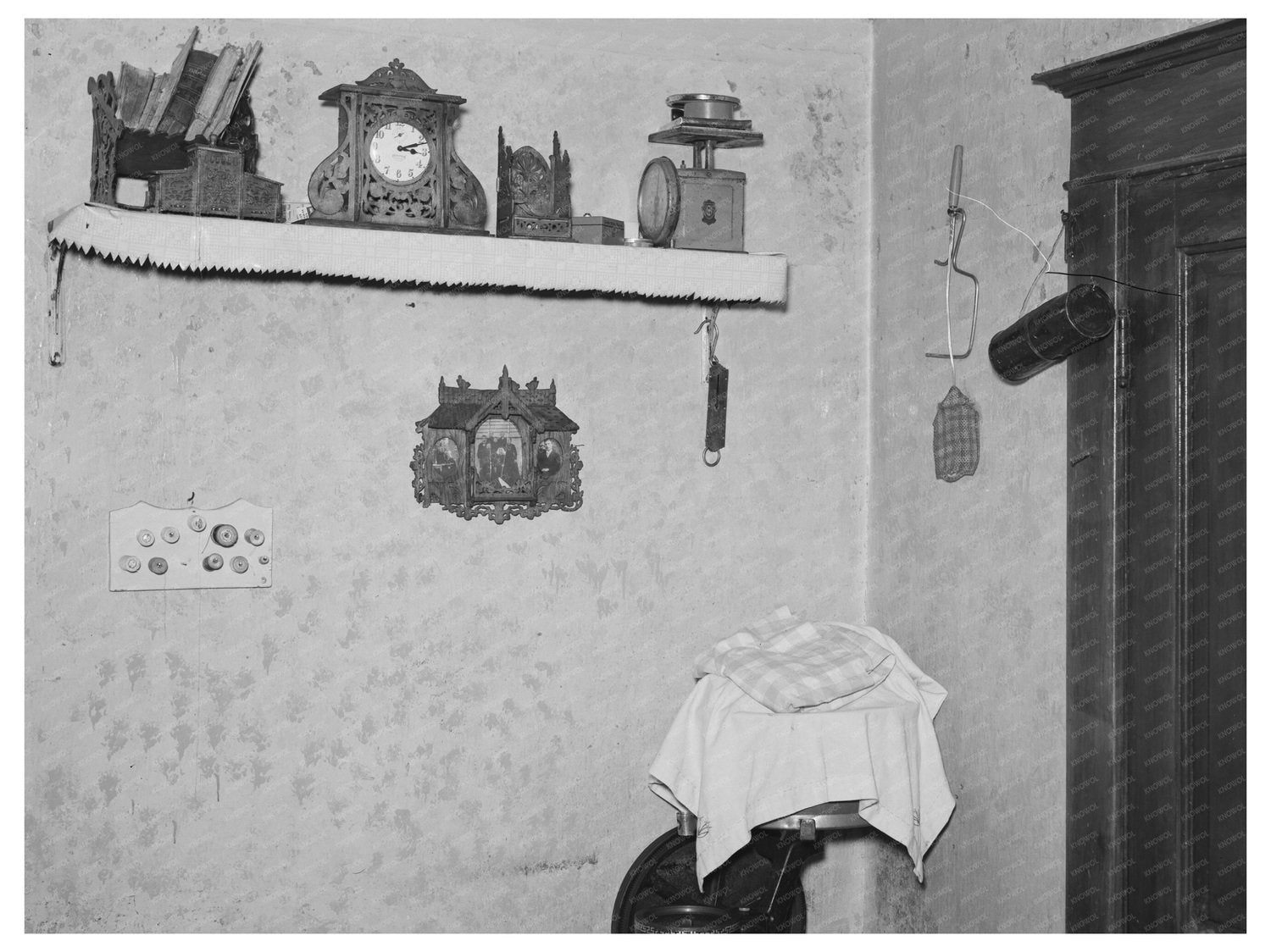 Norwegian Farmers Kitchen in North Dakota 1937