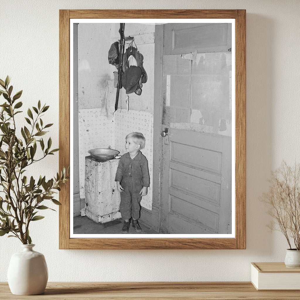 Youngest Son of Farmer in Drought North Dakota 1937