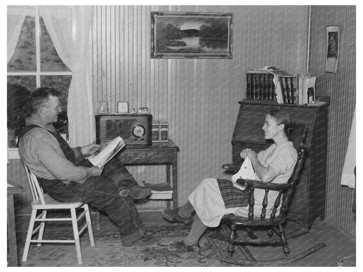 Williams County ND Family Home 1937 Photo
