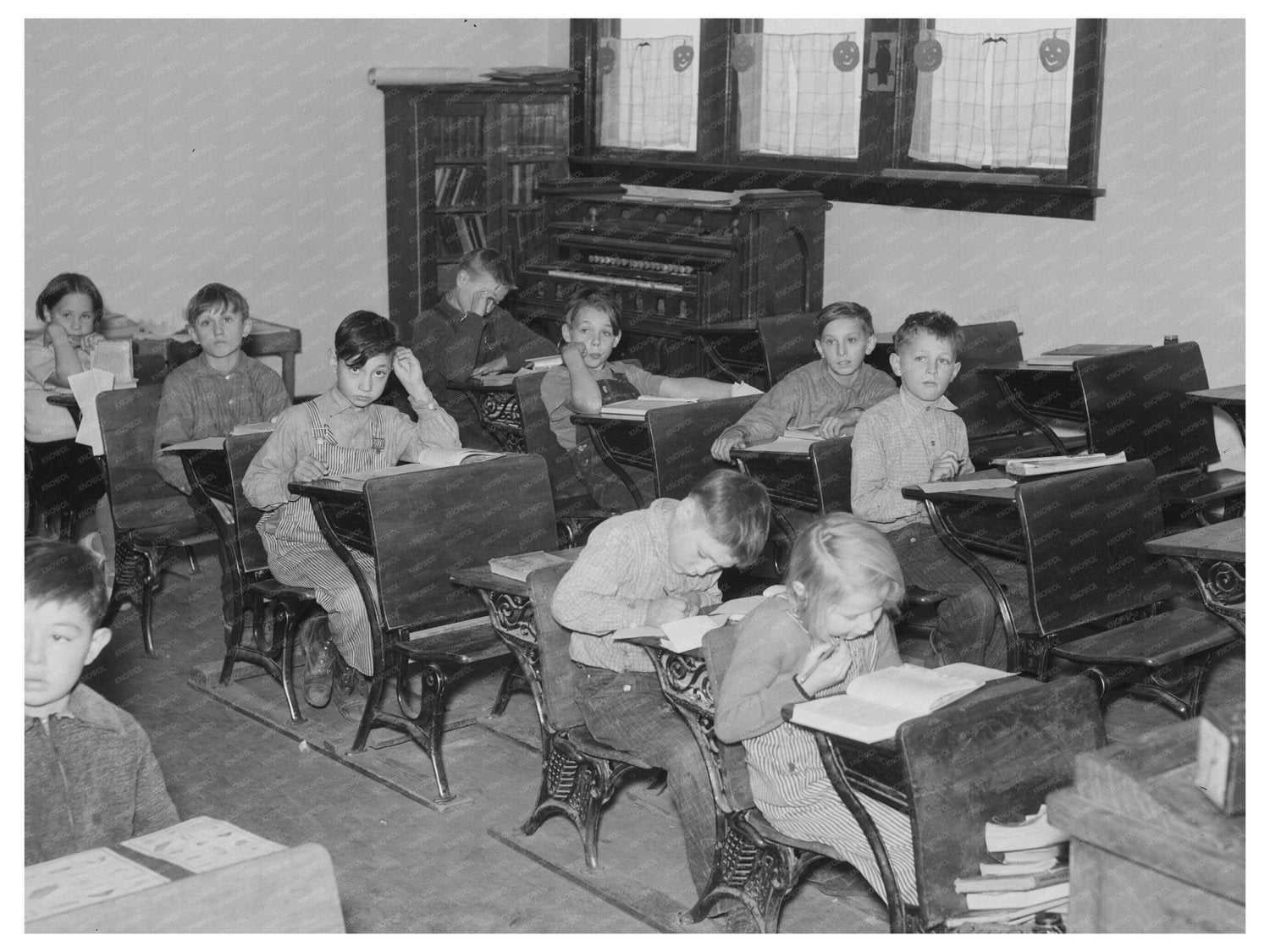 Vintage Rural School in Williams County North Dakota 1937