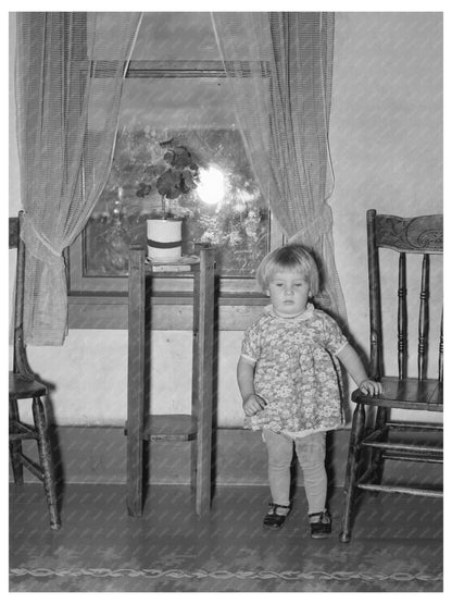 Young Girl in Drought-Stricken North Dakota 1937