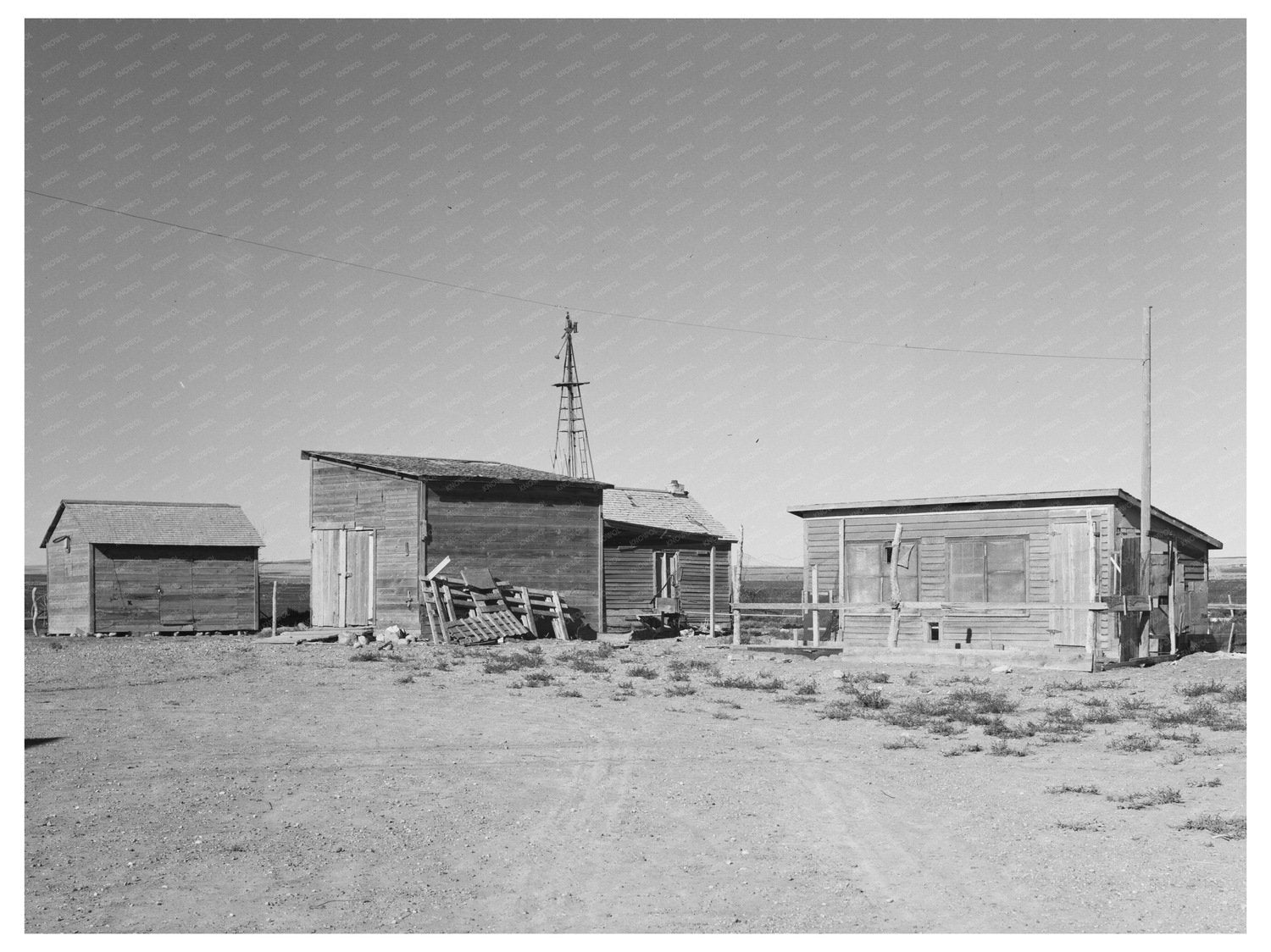 Farm Buildings in Williams County North Dakota 1937