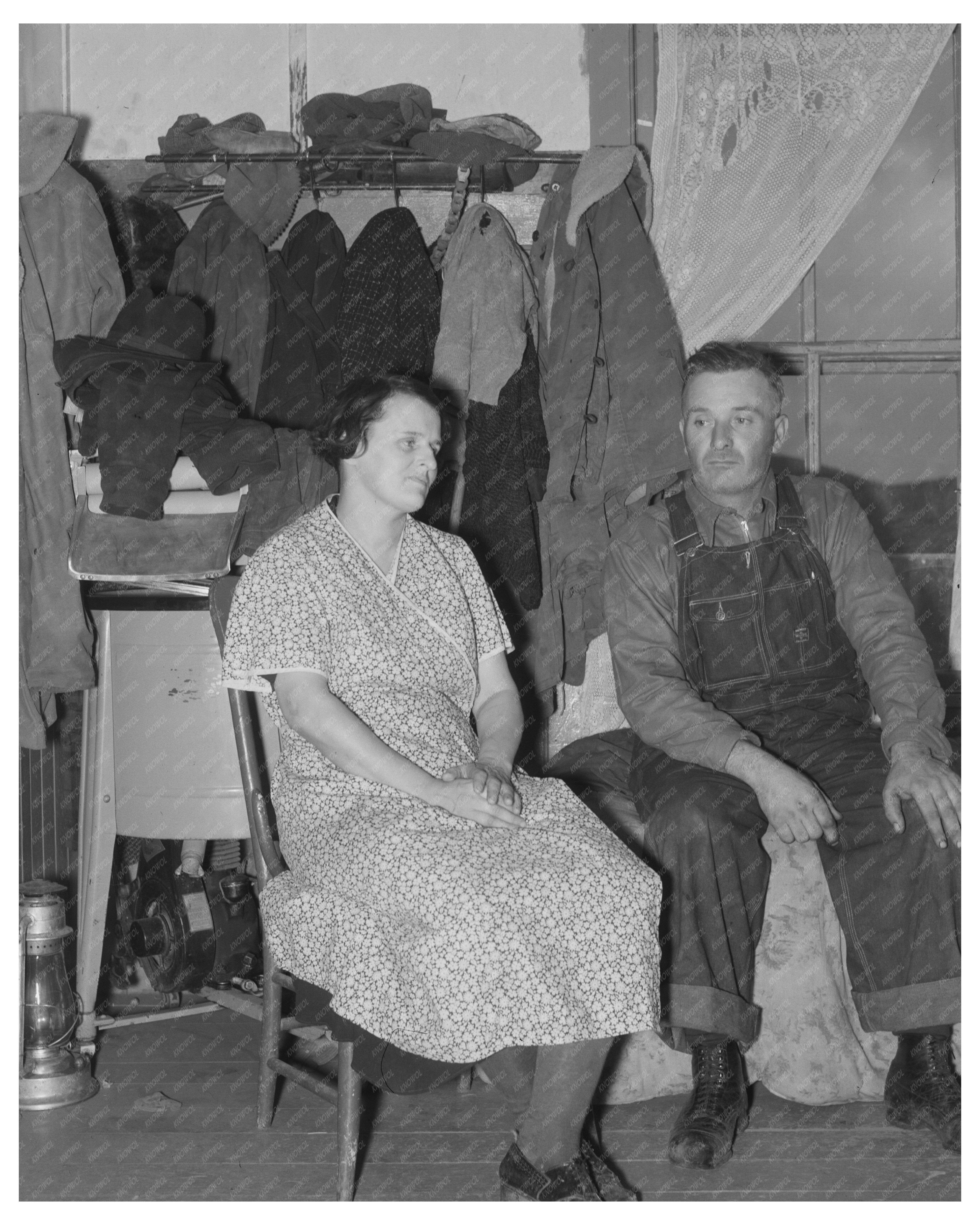 John and Mrs. John Lynch Family in North Dakota 1937