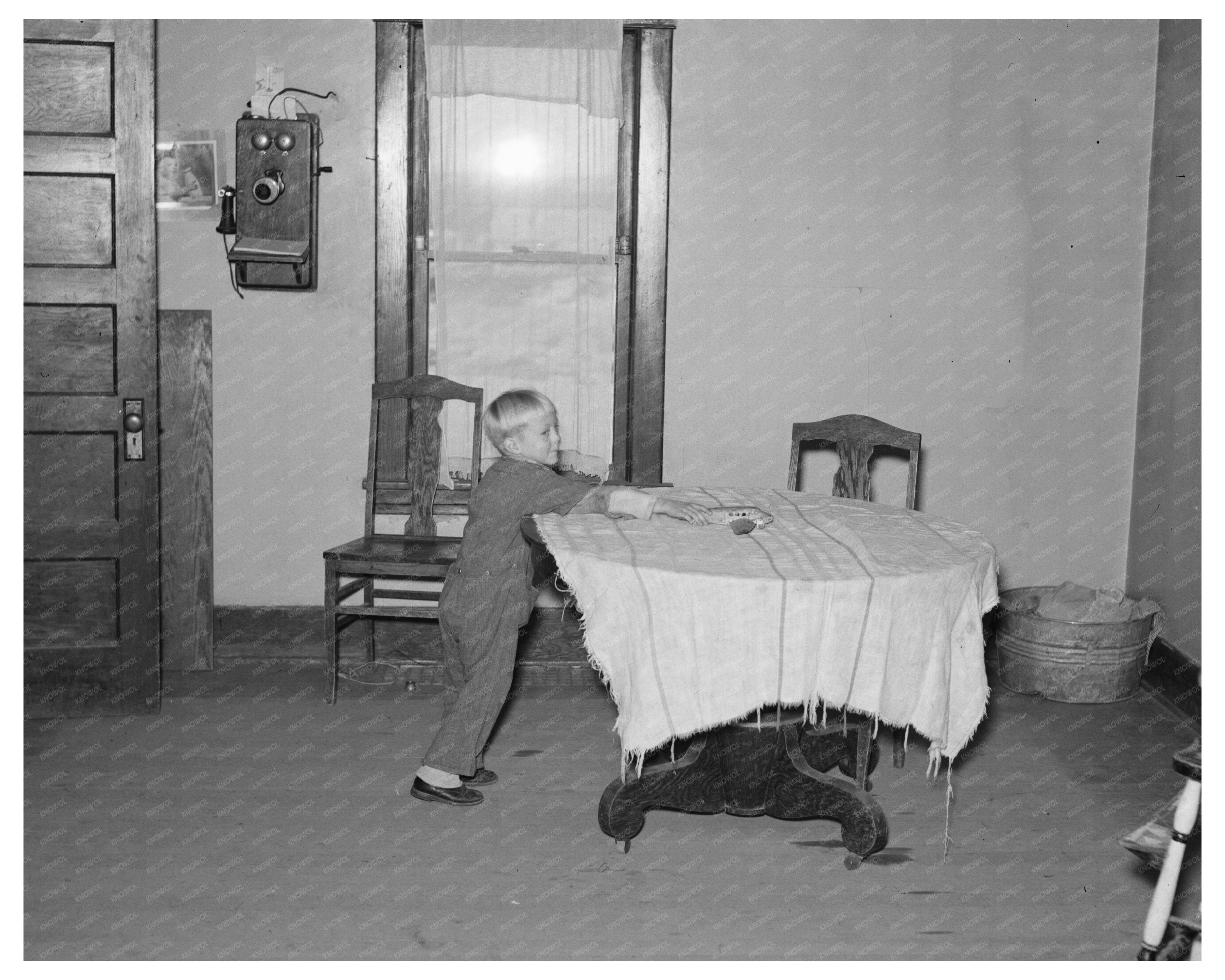 Daughter of A.O. Ryland Near Williston North Dakota 1937