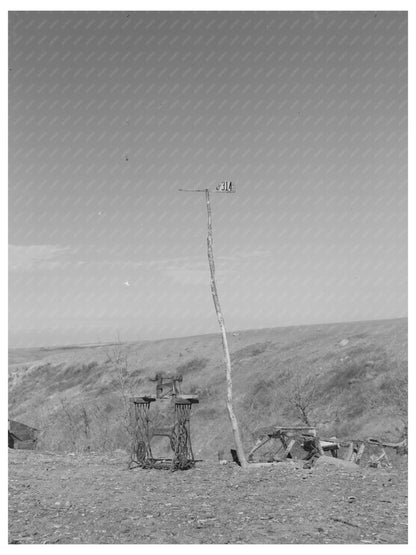 Sewing Machine and Weathervane Williston ND October 1937