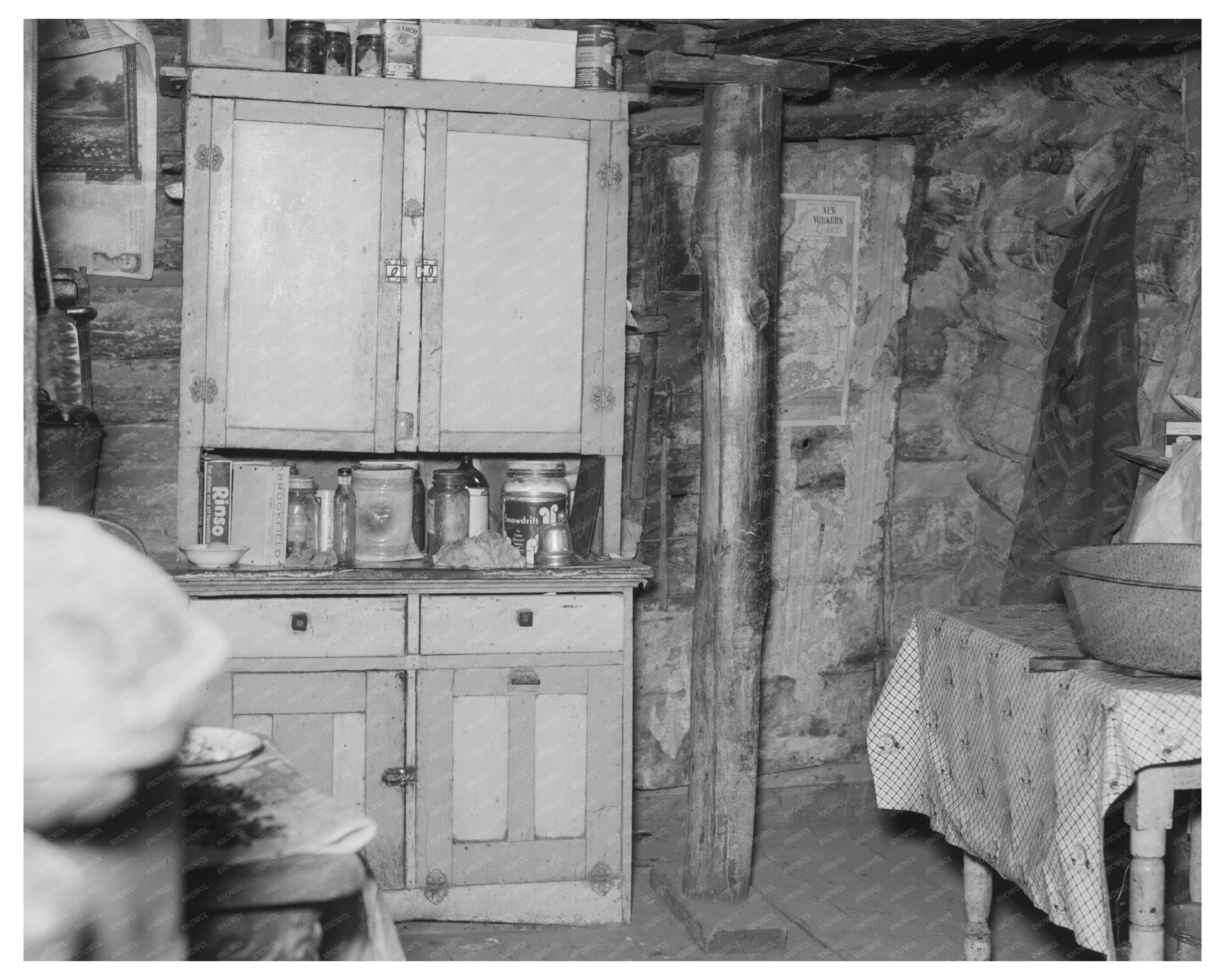 1937 Vintage Photo of Homesteaders Shack in North Dakota