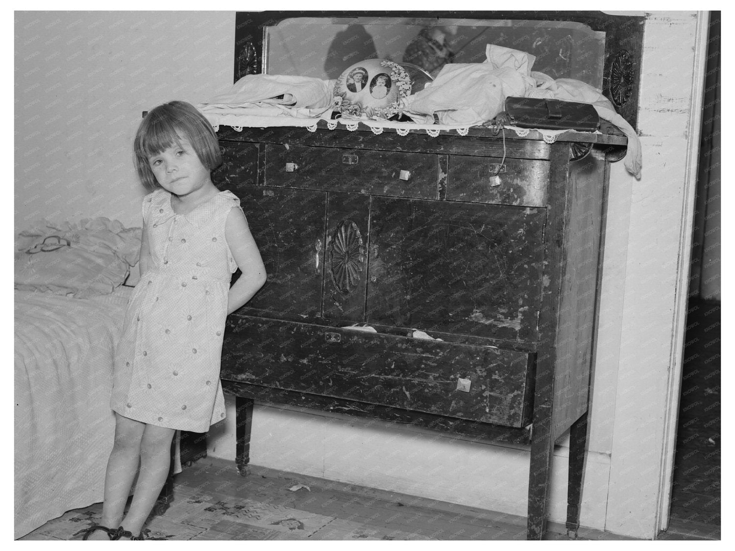 Drought Impact on Shotbang Family Daughter 1937 Williston ND
