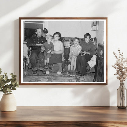 James Strunk Family in Wheelock North Dakota 1937