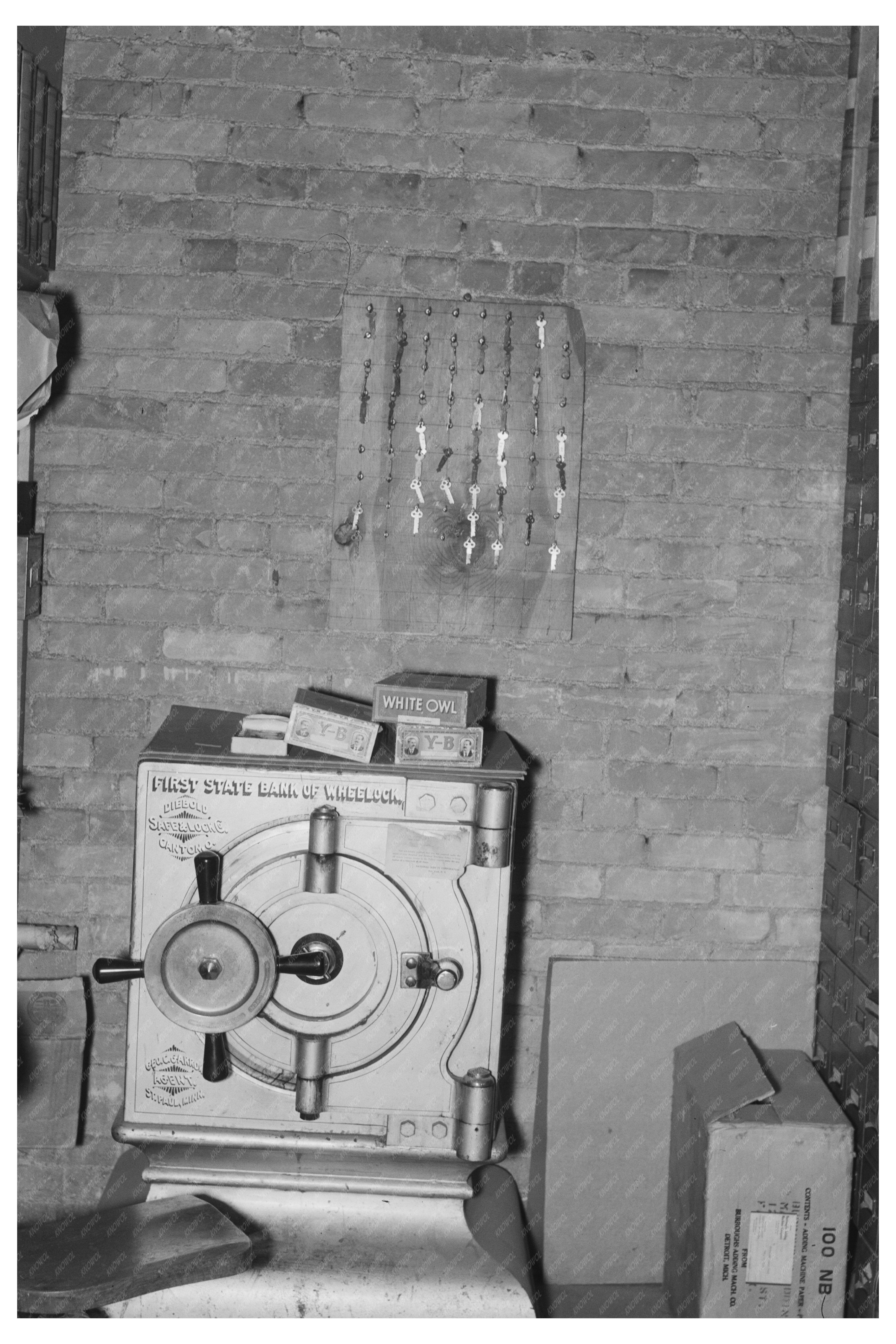 Ray North Dakota Bank Safe Deposit Vault October 1937