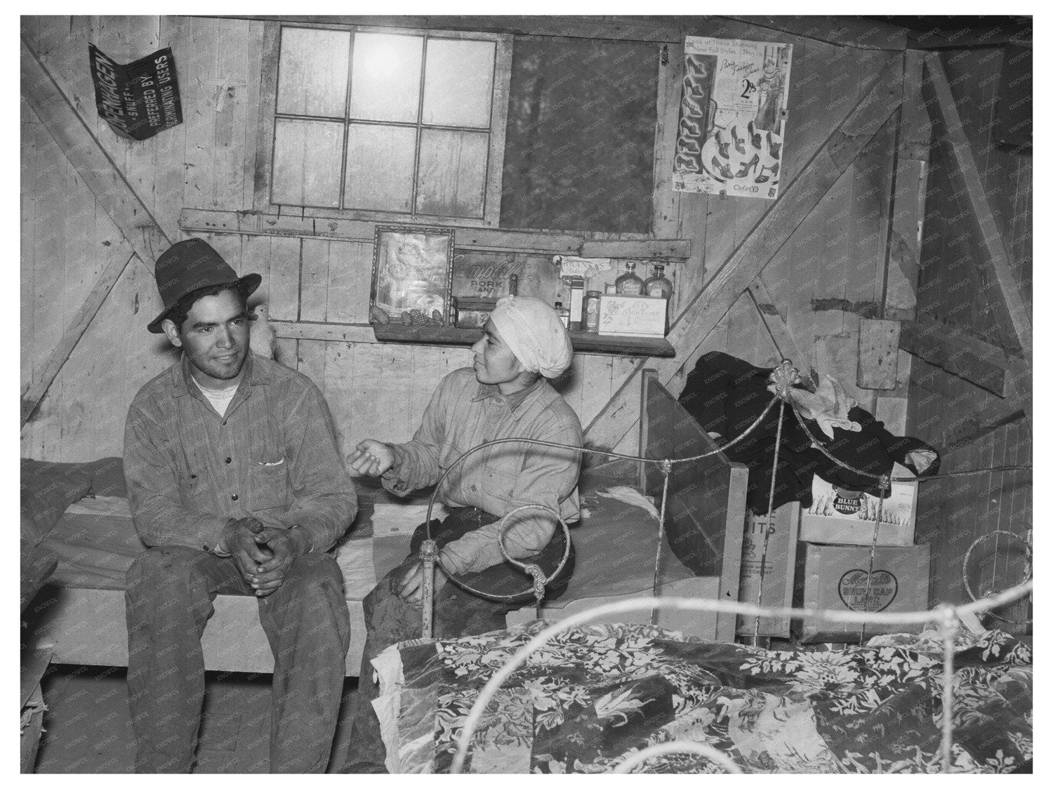Mexican Couple Beet Laborers Minnesota October 1937