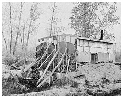 Vintage Shack in McKenzie County North Dakota 1937