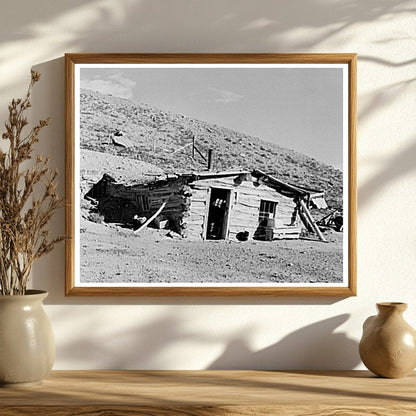 Mud and Log House Construction in North Dakota 1937