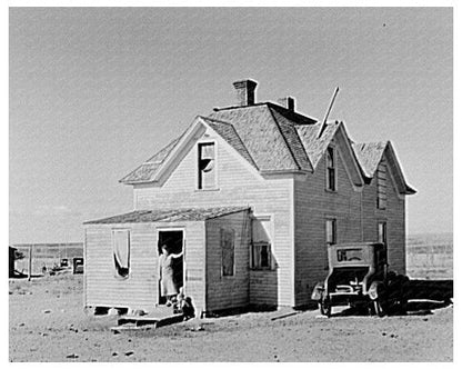 Vintage Farm Home in North Dakota October 1937