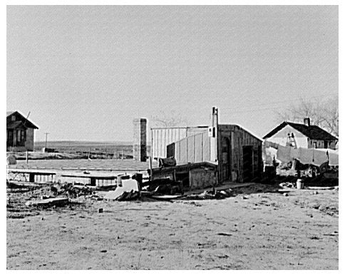 Birkeland Family Basement in Unfinished House 1937